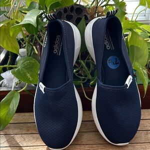 Adidas Dark Blue Slip-On Sneakers
